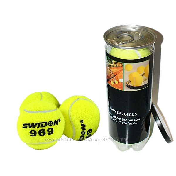 М&acuteячі для тенісу SWIDON 3 шт в упаковці 969-Р3