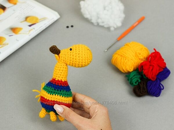 Набір для творчості Вязання  іграшки гачком - Жираф