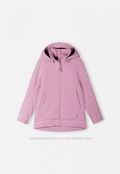 Демисезонная куртка для девочки Reima Softshell Espoo. Размеры 104 - 164