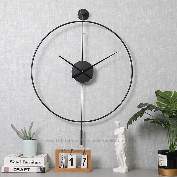 Безшумний металевий настінний годинник для вітальні, спальні, кабінету, офі