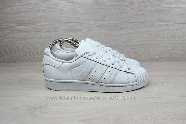 Белые кроссовки Adidas superstar оригинал, размер 36.5