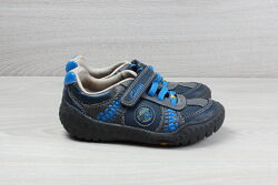 Детские кожаные кроссовки на липучке Clarks Stompo оригинал, размер 26