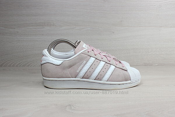 Жіночі замшеві кросівки Adidas Superstar оригінал, розмір 36.5