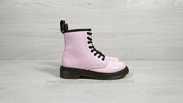 Шкіряні демісезонні черевики на дівчинку Dr. Martens оригінал, розмір 31