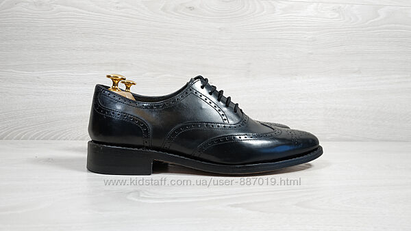 Шкіряні чоловічі туфлі броги Samuel Windsor, розмір 42