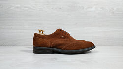 Замшеві чоловічі туфлі броги Clarks Gore-tex оригінал, розмір 42Чоловічі ту