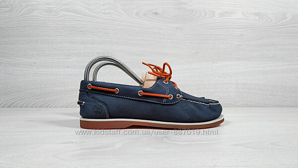 Нубукові жіночі топ-сайдери / мокасини Timberland оригінал, розмір 39