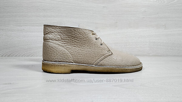 Шкіряні чоловічі напівчеревики / дезерти Clarks оригінал, розмір 41.5 - 42