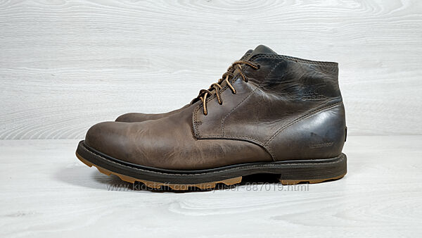 Шкіряні чоловічі демісезонні черевики Sorel Waterproof оригінал, розмір 44