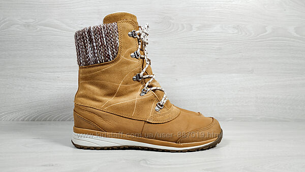 Утеплені нубукові жіночі черевики Salomon Waterproof оригінал, розмір 40