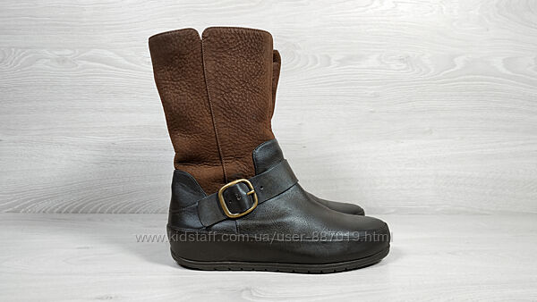 Шкіряні жіночі демісезонні черевики / чоботи Fitflop оригінал, розмір 38.5