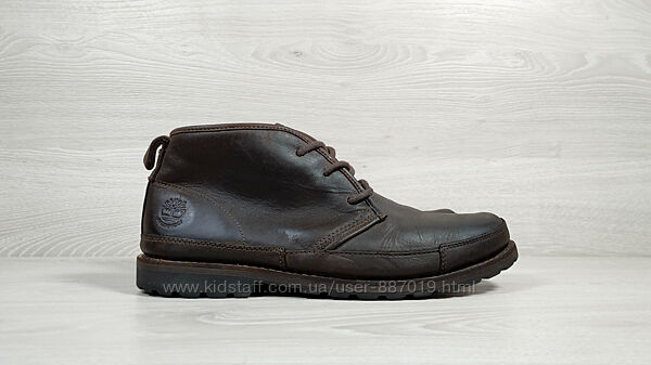 Шкіряні чоловічі демісезонні черевики Timberland waterproof, розмір 45.5