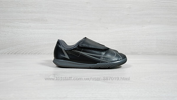 Дитячі футзалки на липучці Nike Mercurial оригінал, розмір 28.5 бампи