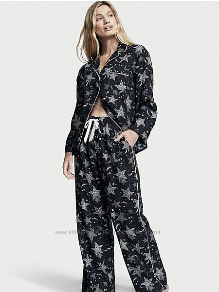 Victorias Secret фланелева піжама Flannel Long Pj Set зі штанами оригінал