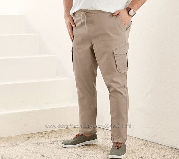 Котонові штани Батал chino joggers Livergy Німеччина