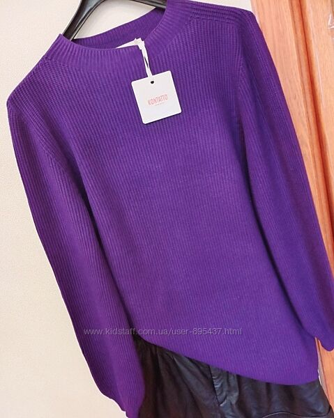 Стильный тепленький свитерок известного итальянского бренда  KONTATTO 