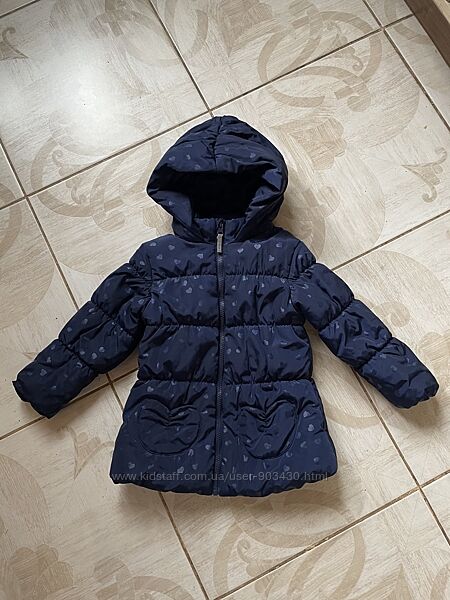 Куртка теплая на девочку 3-4 года