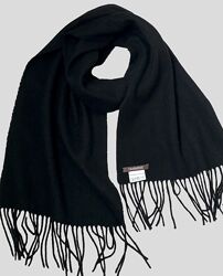 CASHMERE кашемировый чёрный шарф