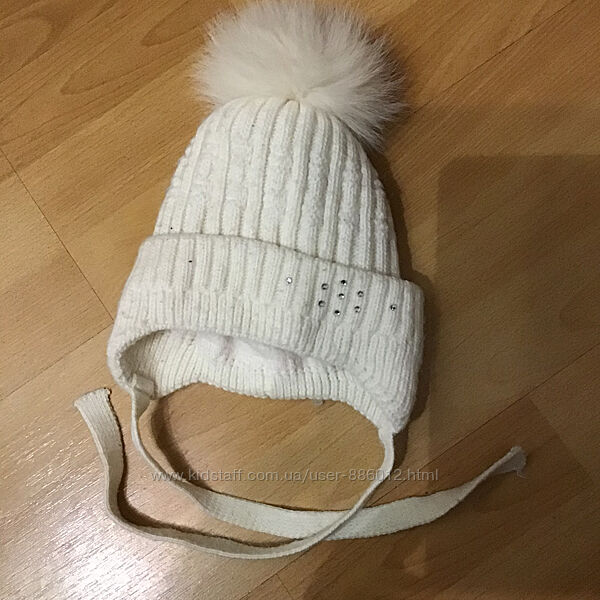 Зимняя шапочка для девочки 