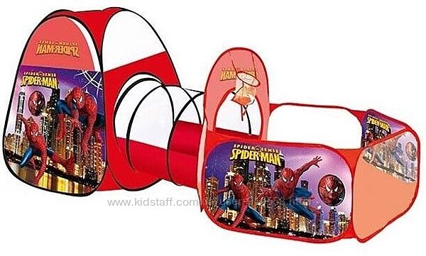 Намет-манеж для дітей Star Toys Людина Павук з тунелем 