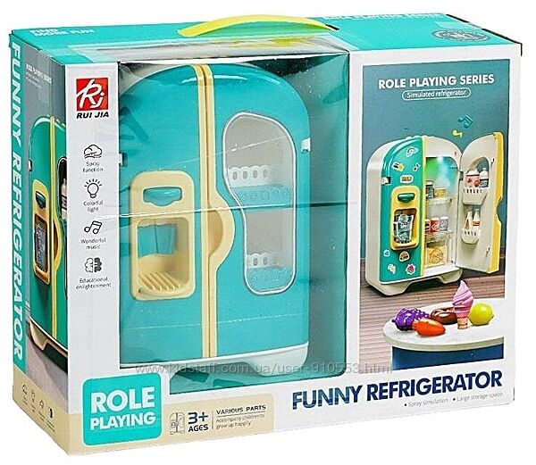 Дитяча іграшка Холодильник звук, мелодії, підсвічування, парогенератор 