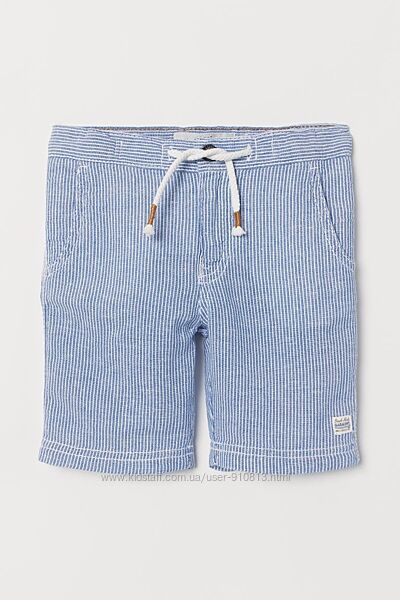 Лляні шорти H&M 122, 140р - різні