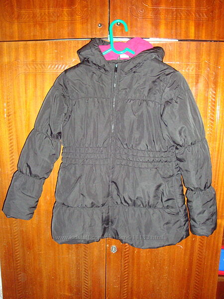 Черная куртка, р.9-10 лет, рост 135-140, George, бу