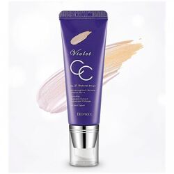 Антивіковий зволожуючий СС-крем для обличчя Deoproce Violet CC Cream 21
