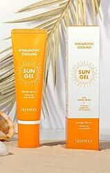 Сонцезахисний крем з гіалуроновою кислотою Deoproce Hyaluronic Cooling Sun 