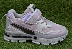 Стильные сиреневые детские кроссовки для девочки jong golf р35-36