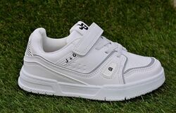 Детские кроссовки Jong golf dc shoes white ди си белые р31-36