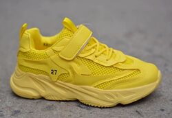 Желтые весенние детские кроссовки Kimboo р32-35