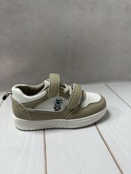 Детские кроссовки унисекс на липучках белые р27-31