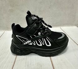 Стильні дитячі кросівки Tom. M  26-31 чорні