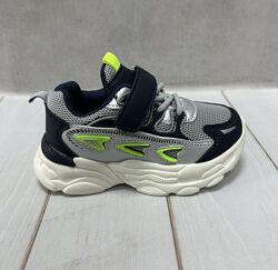 Стильні дитячі кросівки для хлопчика nike kimbo сірі 27-31