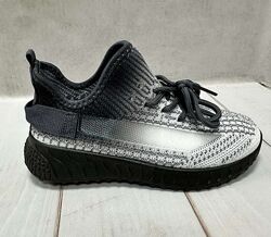 Весняні тканинні дитячі кросівки BBT KIDS для хлопчика сірі 32-37