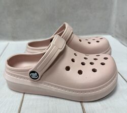 Дитячі капці крокси  для дівчинки  сабо рожеві р31-35