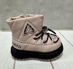 Зимові чоботи для дівчаток луноходи  W. Niko рожеві 22-27