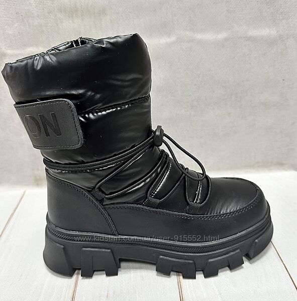 Зимові дутики для дівчаток Tom. M чорні 33-38