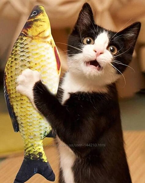 Вибрирующая рыба для кошек