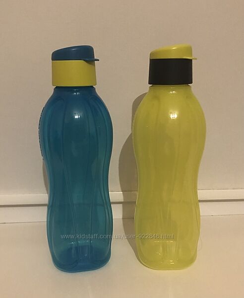Эко-бутылка 750 мл,  в салатово - синем цвете, Tupperware 