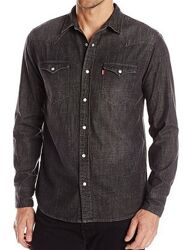 Джинсовая рубашка Levis Barstow Western Denim Shirt - Grey