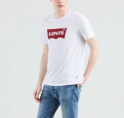 Классическая футболка Levis Batwing Logo - белый