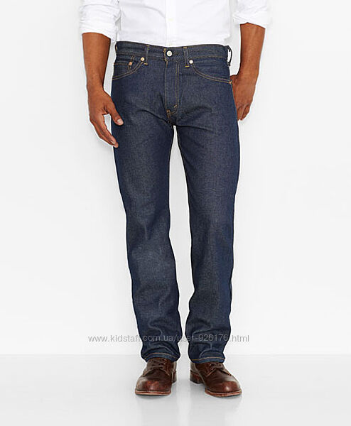 Джинсы Levis 505 Regular Fit - Rigid плотный жесткий деним