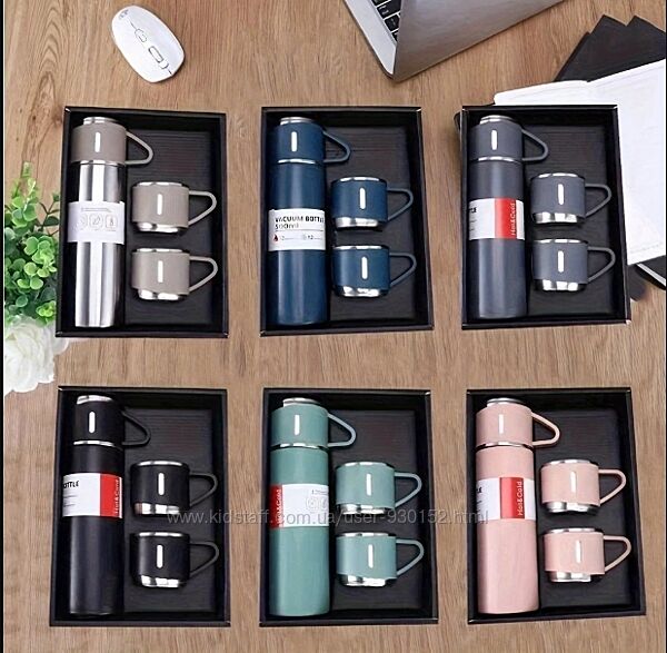 Набір термос та кружки