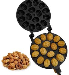 Форма для выпечки орешков Орешница с антипригарным / тефлоновым покрытием  16 орехов