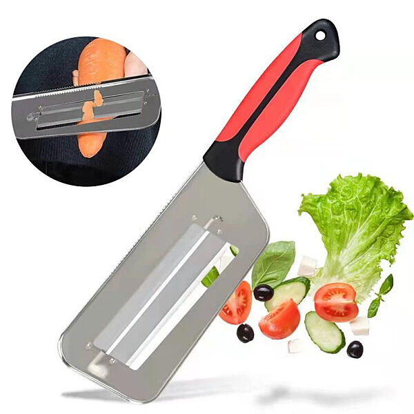 Нож-топор слайсер шинковка для шинковки капусты и нарезки овощей с силиконовой ручкой 32 см