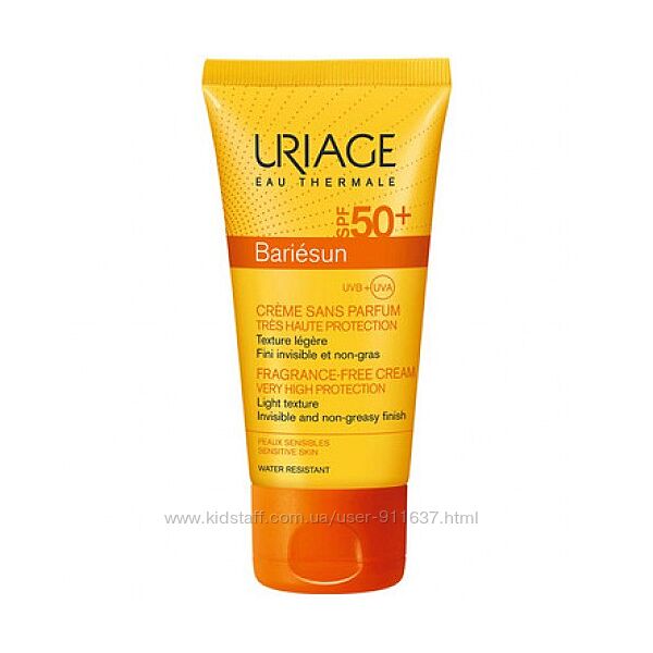 Солнцезащитный крем без ароматизаторов Uriage SPF 50