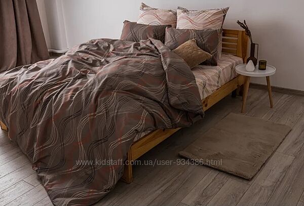 Сімейна постільна білизна Теп 2 підковдри, євро простирадло