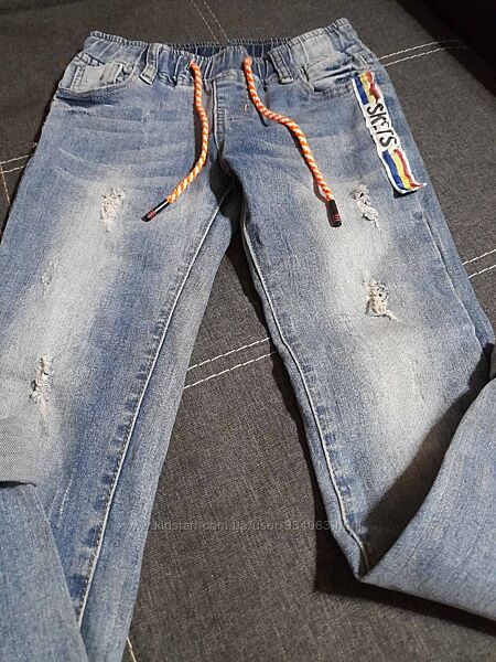 Модные джинсы, 7-8 лет